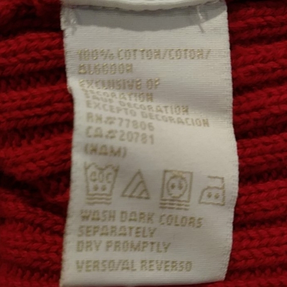 Tommy Hilfiger red sweater XL - Picture 8 of 8